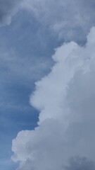 blue sky with clouds