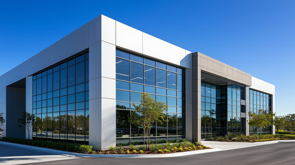 Fototapeta premium Contemporary Corporate Modern Office Building