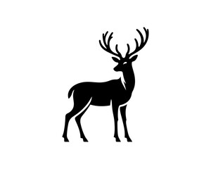 deer silhouette vector