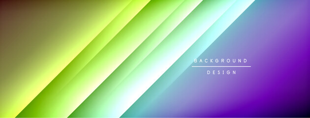 Dynamic shadow lines with gradient colors geometric background