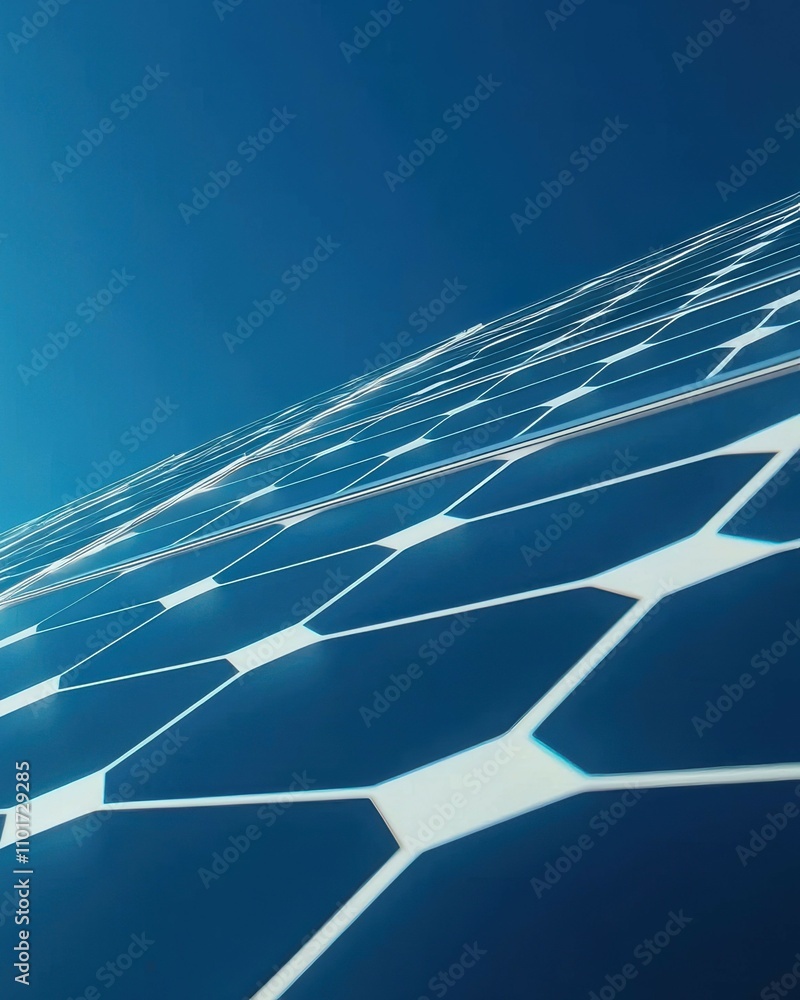 Poster advanced solar cells with high voltage readings in a renewable energy setting