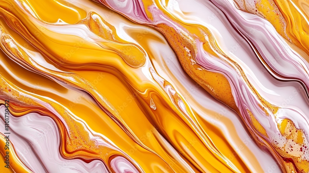 Aufkleber captivating liquid-inspired textures:abstract ripple patterns for calming visuals