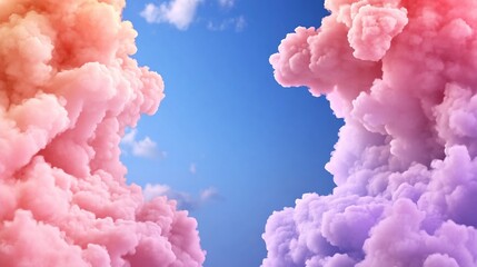 Mystical Pastel Smoke Wisps in a Soft and Dreamy Atmosphere