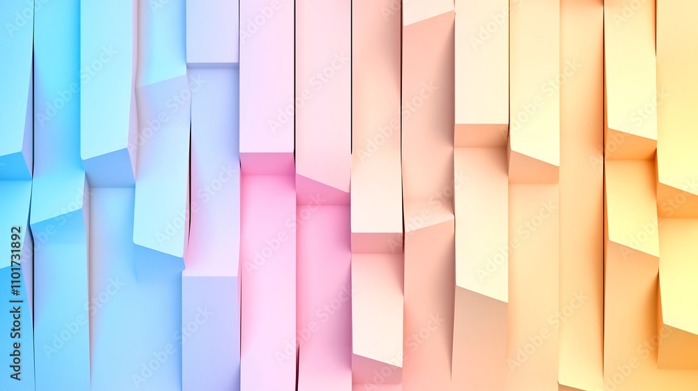 Poster prismatic gradient overlays digital abstract backdrop for