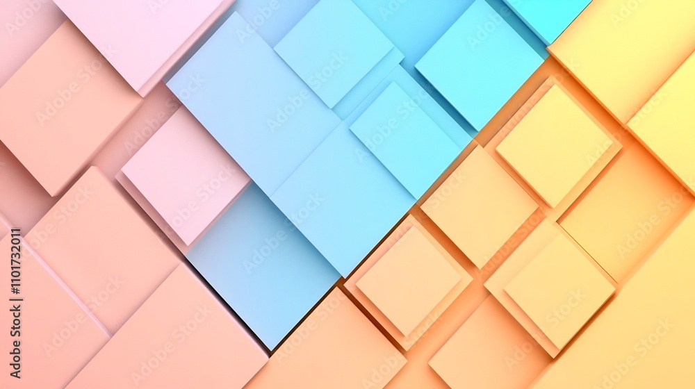Aufkleber prism-like gradient overlays create a modern background