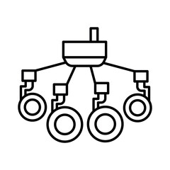 Autonomous Herding Systems black line icon.