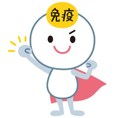 免疫　免疫細胞のキャラクター