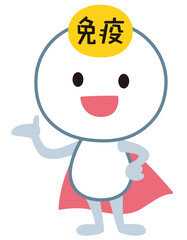 免疫　免疫細胞のキャラクター