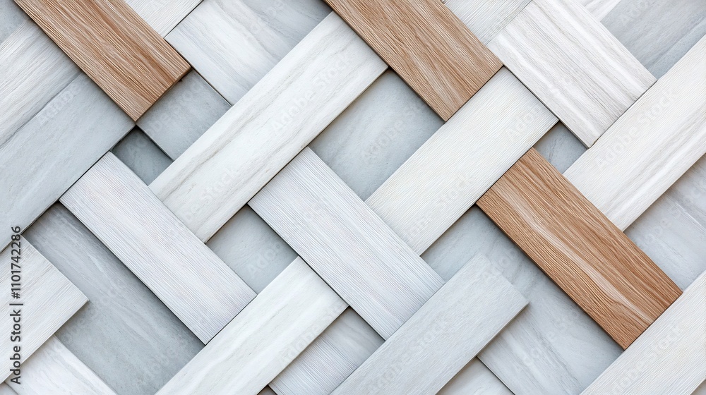 Poster sleek and modern linear geometric patterns on light gray backdrop