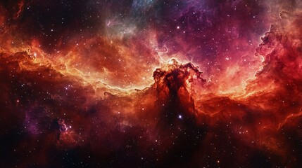 Obraz premium A supernova remnant, showcasing the beautiful nebular structure left behind