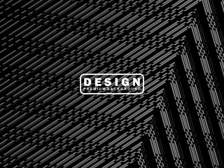 Abstract futuristic dark black background with modern design. Realistic 3d wallpaper with luxurious flowing lines. Elegant background for posters, websites, brochures, cards, banners, apps, etc.