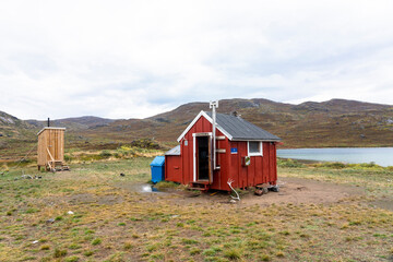 Hills and mountains on the Arctic Circle Trail which links Kangerlussuaq and Sisimiut, Greenland