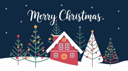 Fototapeta premium Merry Christmas