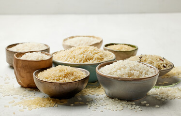different types of rice