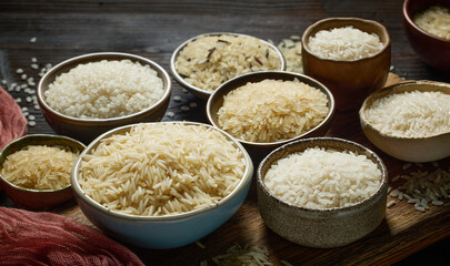 different types of rice