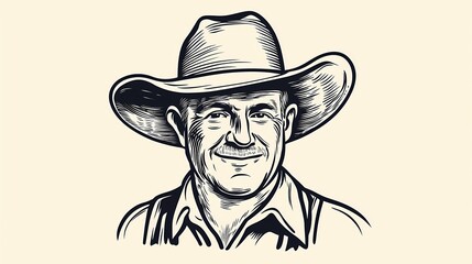 Portrait of a rural resident, embodying simplicity and countryside lifestyle.