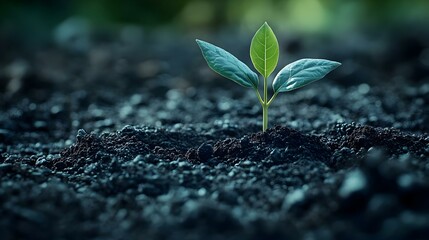 Entrepreneur Showcasing Green Technology Macro Close-Up: Sustainable Innovations in Supply Chain