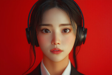 Customer service excellence event engaging asian female professionals in a dynamic setting