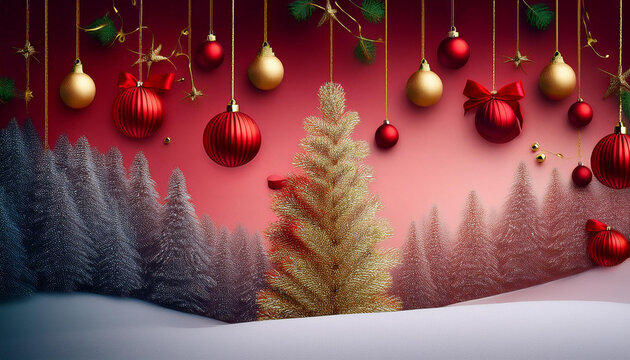 Free vector realistic vertical wallpaper for christmas season celebration