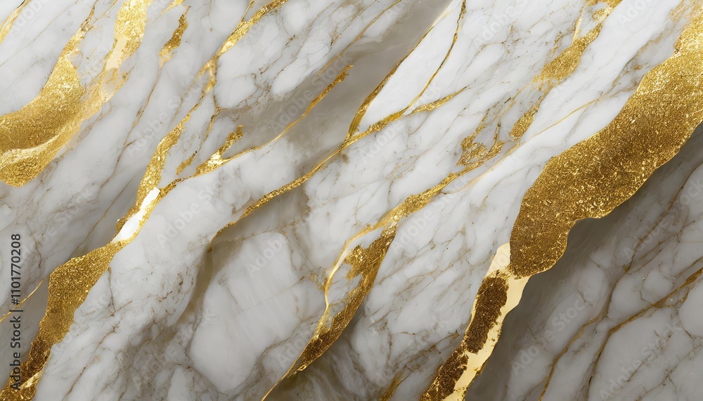 Poster elegant white and gold marble textured background with intricate abstract design patterns. perfect f