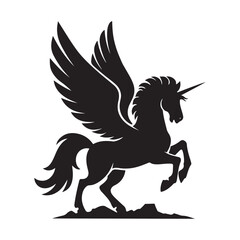 unicorn flying vector logo template, Unicorn flying vector logo template, flying unicorn logo, unicorn vector design, unicorn logo template, magical unicorn logo