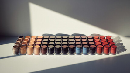Professional Makeup Pigments in Natural Tones