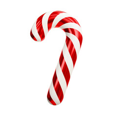 Obraz premium Candy cane isolated in transparent background 