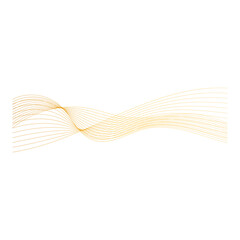 Gold Wavy Line