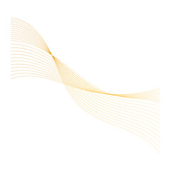 Gold Wavy Line