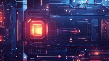 Obraz premium Laser cutting, metalworking, and CNC plasma cutting. Industrial technology concept banner with a futuristic background. 