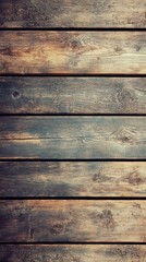 Fototapeta premium Vintage dark wooden planks with moss stains in natural setting