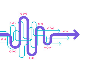 Abstract arrow direction. Business investment to success. financial data graph strategy. Technology background. High speed.