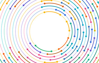 Abstract digital technology background. Big data, technology, data transfer