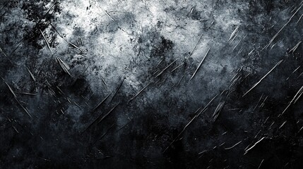 Intricate Gray Grunge Background with Scratches and Textures