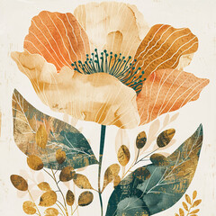 flower isolated on white background