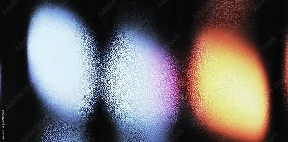 Aufkleber a striking abstract banner in orange and purple, showcasing a vibrant, grainy color gradient wave on