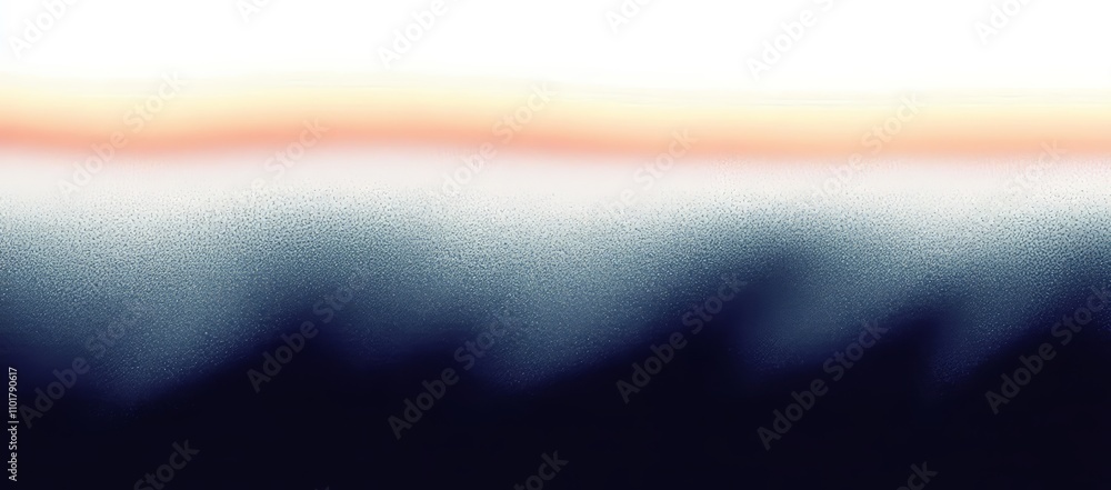 Poster a wide banner with a golden abstract wave, set on a dark, grainy background with black, yellow, and 