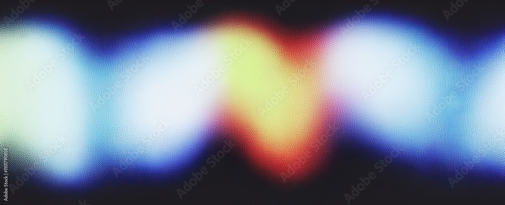Poster Web header and poster design featuring a rainbow-colored background with a vibrant gradient, abstract style, and copy space.