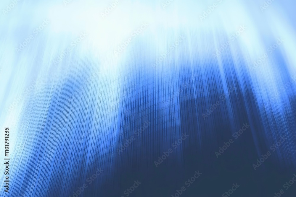 Poster a structure with wave-shaped details, showcasing abstract modern architecture in glass, set against 