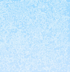 Frosted glass effect for holiday designs. Frozen window vector background. Snowy hoarfrost icy texture for winter-themed decorations, banners and designs