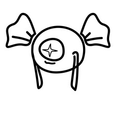 illustration of a character with a smile