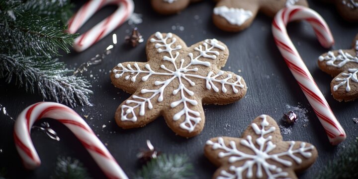 A festive table filled with sweet treats and holiday cheer