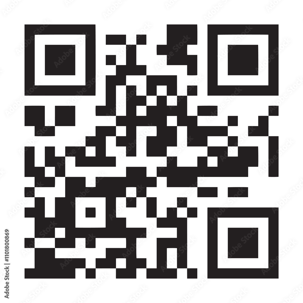 Fototapete qr code of qr code