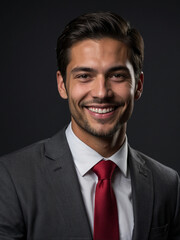 Distinguished Business Leader with a Focused Expression