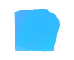 rip paper on white background with space