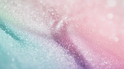 Obraz premium Pastel Glitter Background Shimmering, Sparkling, Pink, Teal, Bokeh