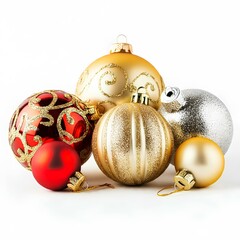 Ein hochwertiges Bild, das verschiedene Ornamente zeigt, die f&uuml;r Printmaterialien, digitale Designs oder Feiertagsbranding verwendet werden k&ouml;nnen.