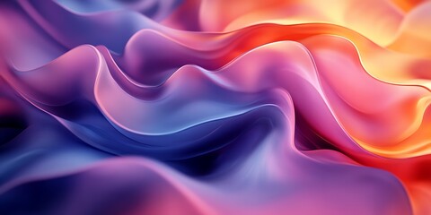 Obraz premium Abstract colorful flowing fabric texture.