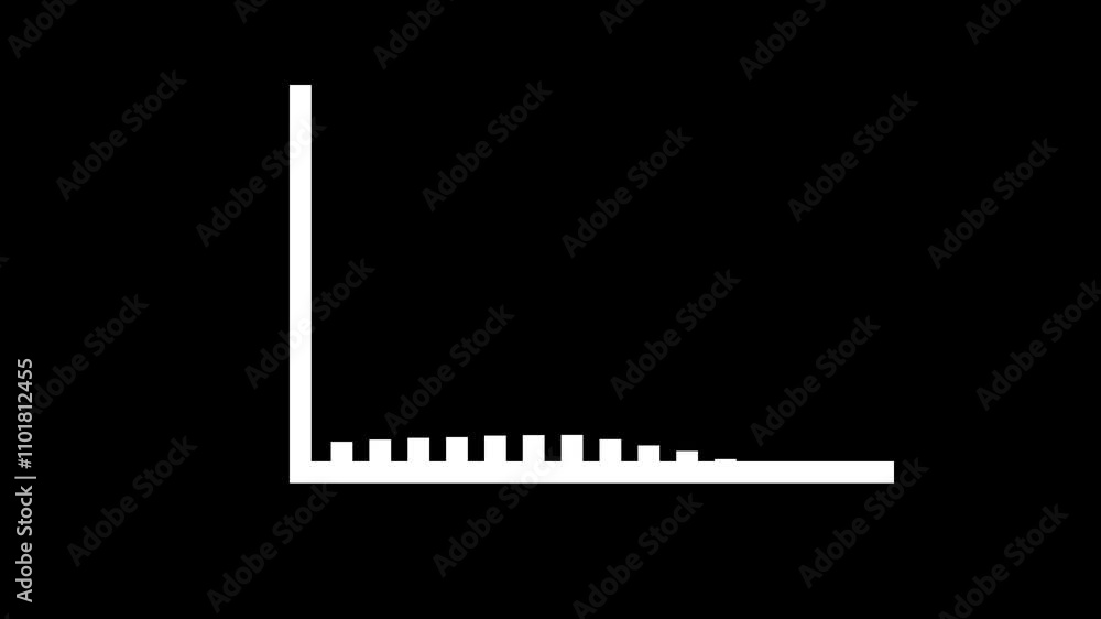 Poster black background business growth and success background/ animation of a business background with ear