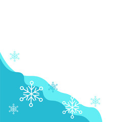 Blob with Snowflake Corner
